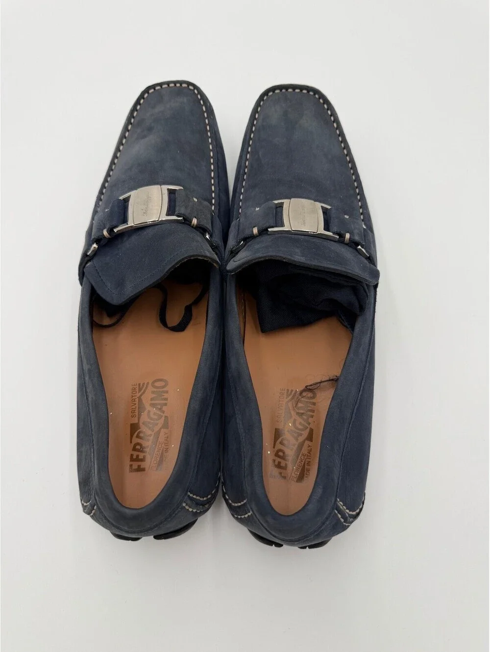 Salvatore Ferragamo Gancini Driving Loafers Size 11/44